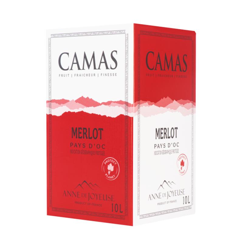 BIB 10L CAMAS MERLOT ROUGE 10L