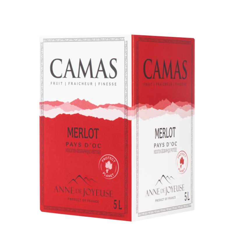 BIB 5L CAMAS MERLOT ROUGE 5L