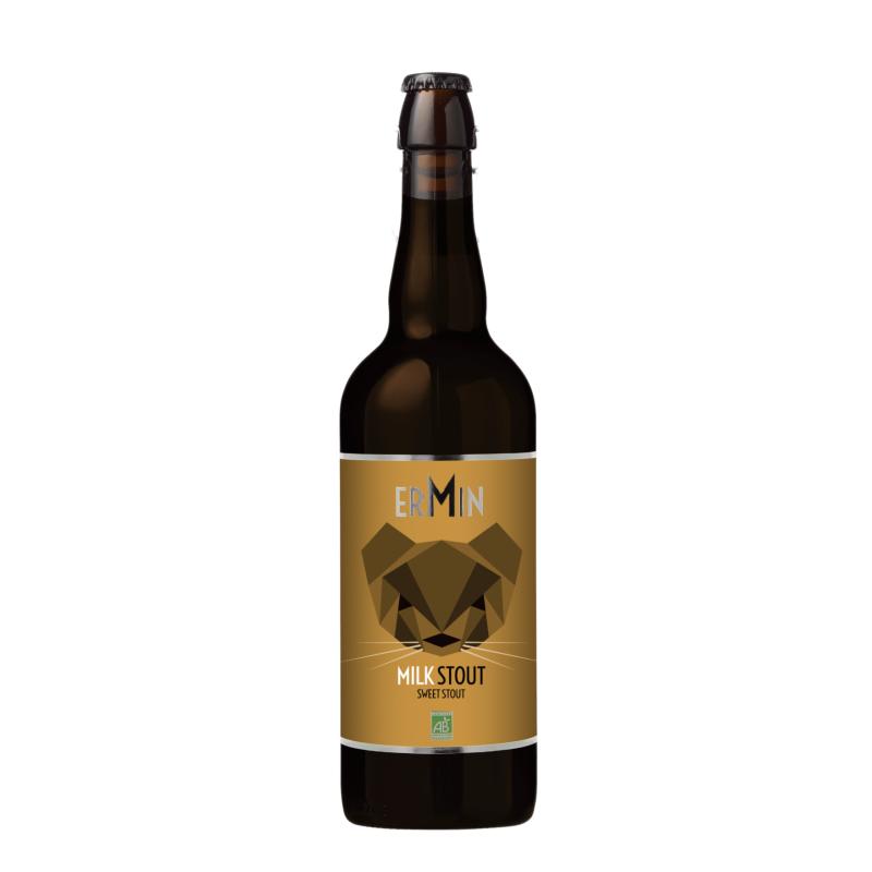 BIERE MILK STOUT ERMIN 75CL