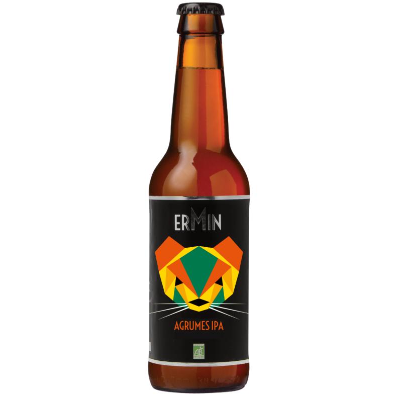 BIERE AGRUMES IPA ERMIN 33CL