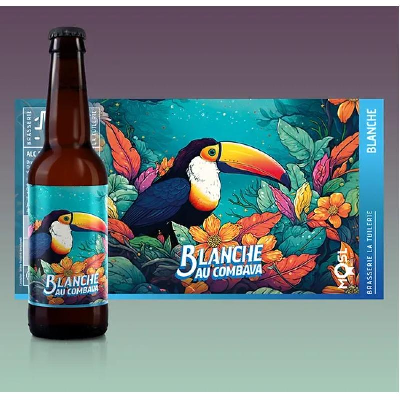 BLANCHE AU COMBAVA BRASSERIE LA TUILERIE 5% 75CL