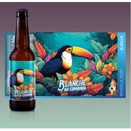 BLANCHE AU COMBAVA BRASSERIE LA TUILERIE 5% 33CL