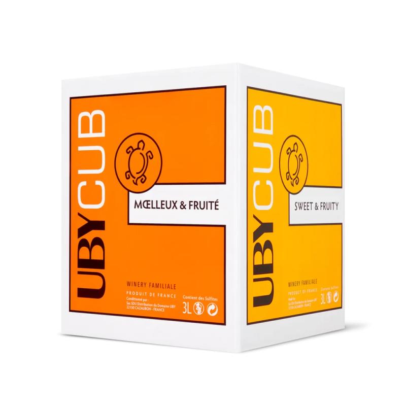 BIB 3L VIN DE FRANCE UBY CUB BLANC DOUX