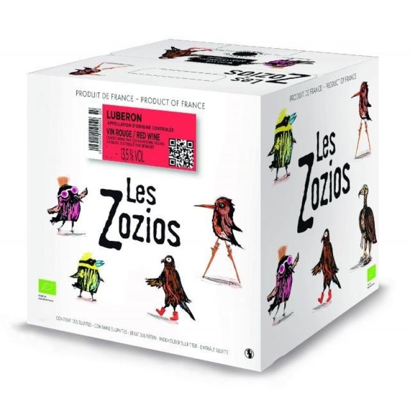 BIB 3L LUBERON ROUGE BIO LES ZOZIOS