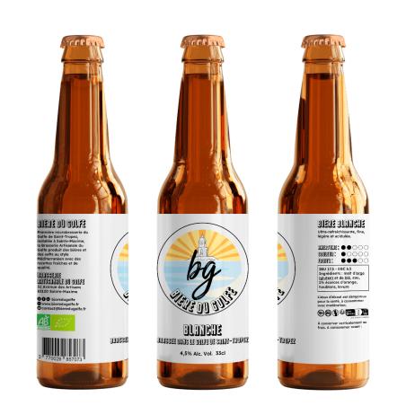 LA PAMP BLANCHE BIERE DU GOLFE 33CL 4.5% LA PAMP BLANCHE BIERE DU GOLFE 33CL 4.5%