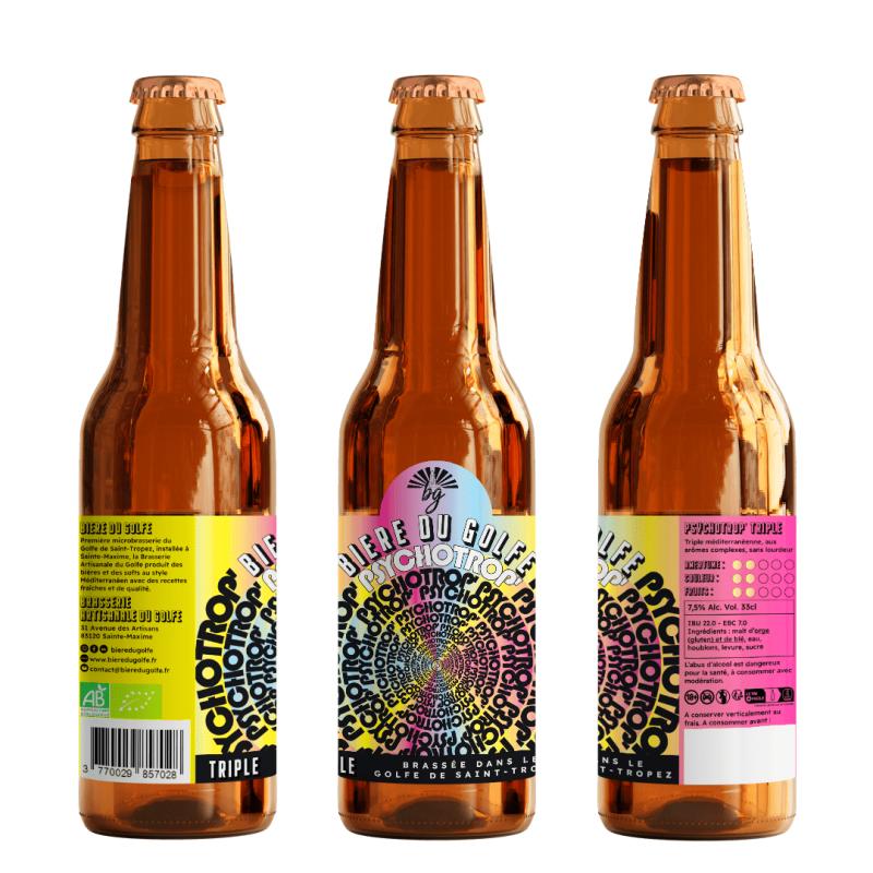PSYCHOTROP TRIPLE BIERE DU GOLFE 33CL 7.5%