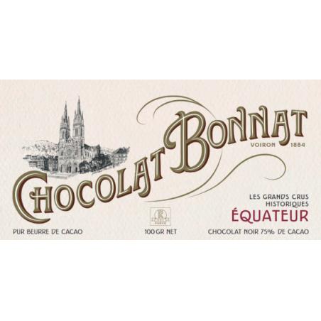 TABLETTE EQUATEUR BONNAT 100g TABLETTE EQUATEUR BONNAT 100g