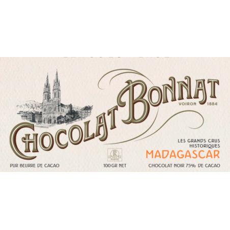 TABLETTE MADAGASCAR BONNAT 100g TABLETTE MADAGASCAR BONNAT 100g