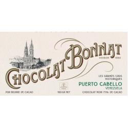 TABLETTE PUERTO CABELLO BONNAT 100g