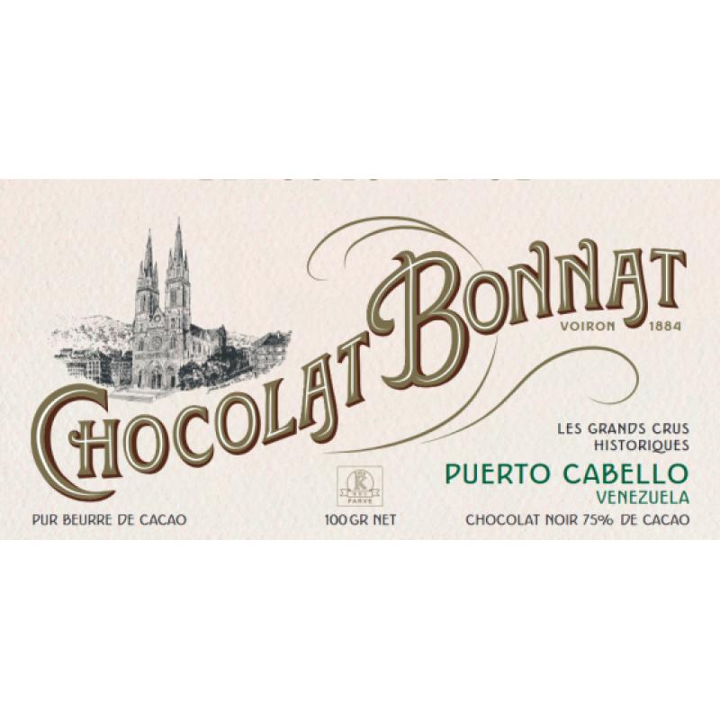 TABLETTE PUERTO CABELLO BONNAT 100g