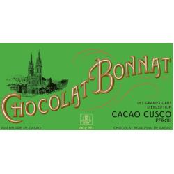 TABLETTE CACAO CUSCO BONNAT 100g