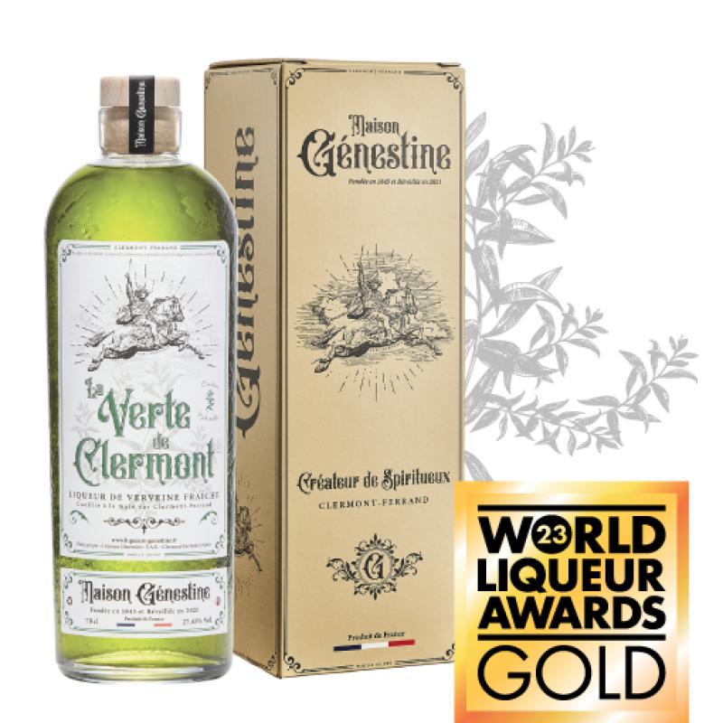 VERTE DE CLERMONT LIQUEUR DE VERVEINE GENESTINE 70CL