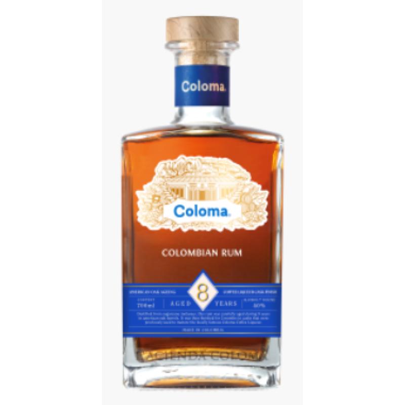 COLOMA 8ANS RHUM COLOMBIE 40% 70CL