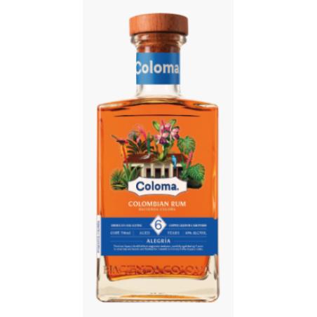 COLOMA 6 ANS ALEGRIA RHUM COLOMBIE 40% 70CL COLOMA 6 ANS ALEGRIA RHUM COLOMBIE 40% 70CL
