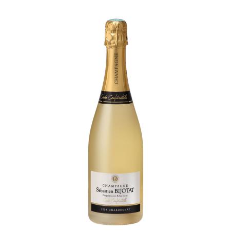 CHAMPAGNE BIJOTAT BRUT BLANC DE BLANCS 100% CHARDONNAY PROPRIETAIRE RECOLTANT