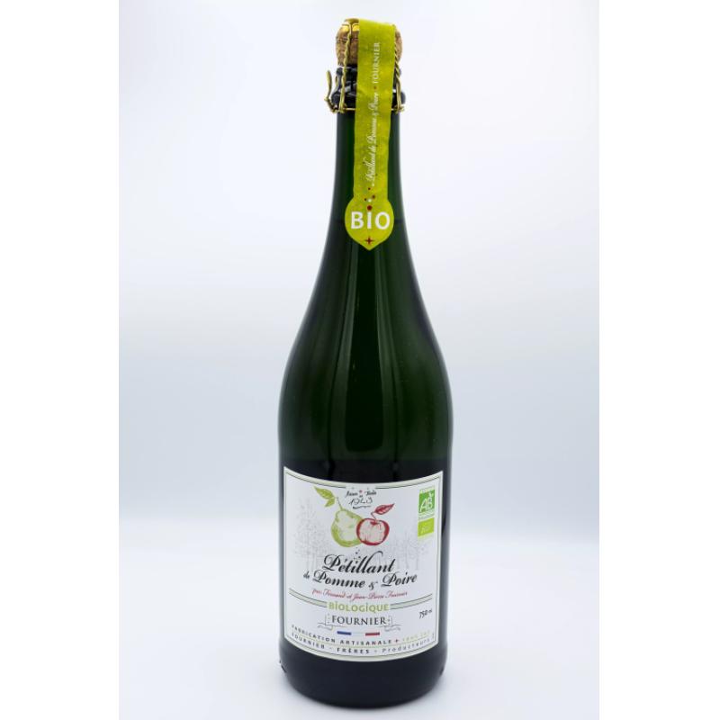 PETILLANT POMME POIRE BIO MAISON FOURNIER SANS ALCOOL 75CL
