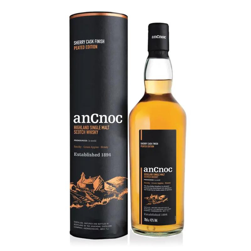 AN CNOC PEATED SHERRY 43°