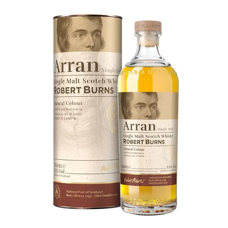 ARRAN ROBERT BURNS WHISKY ECOSSE HIGHLANDS SINGLE MALT 43% 70CL
